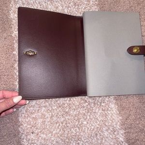 Mulberry A5 Notebook Cover in Oxblood